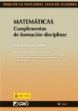 Matemáticas. Complementos de formación disciplinar